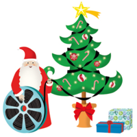 Theatergutschein Rentier Weihnachtsmann